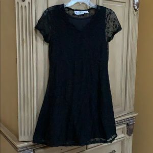 Women’s Dress with floral netting